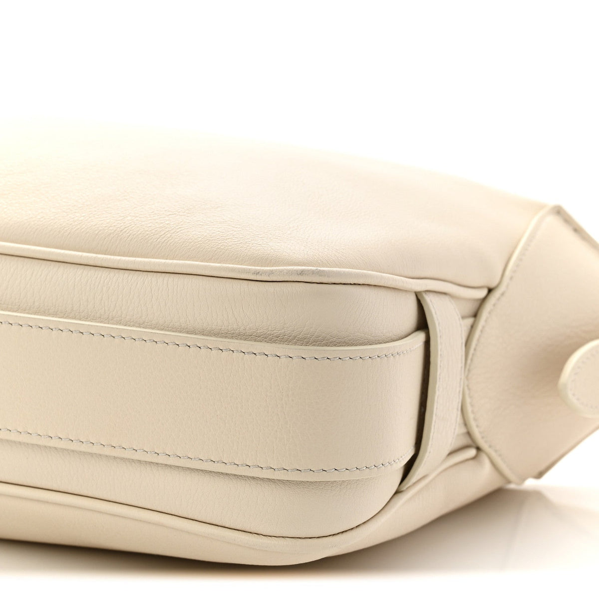 Supple Calfskin Medium Romy Shoulder Bag Rice