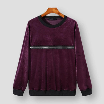 Sky Madrid Jefferson Velvet Sweater