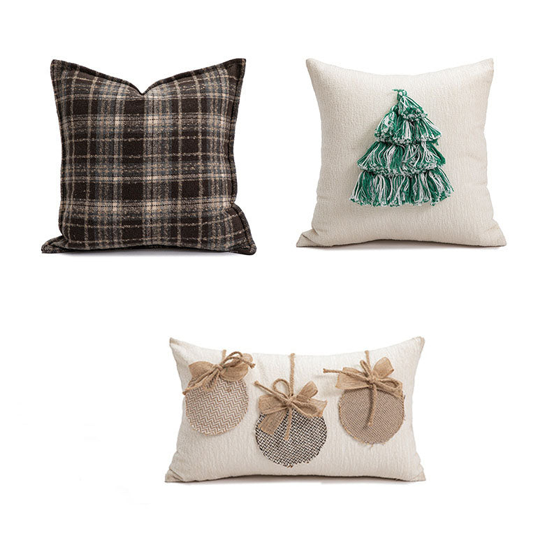 Simple Cozy Christmas Decorative Cushion Cases