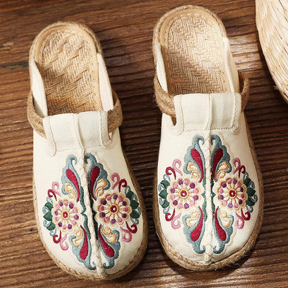 Creative Ethnic Trend Cloth Shoes Women'S Ancient Embroidered Women'S Shoes Hand-Woven Shoes Spread The Supply Explosions