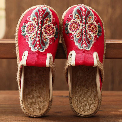 Creative Ethnic Trend Cloth Shoes Women'S Ancient Embroidered Women'S Shoes Hand-Woven Shoes Spread The Supply Explosions