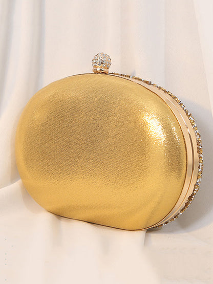 Geometric Rhine Stones Handbags