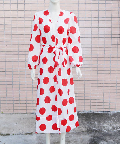 New Wave Point Chiffon Beach Holiday Dress