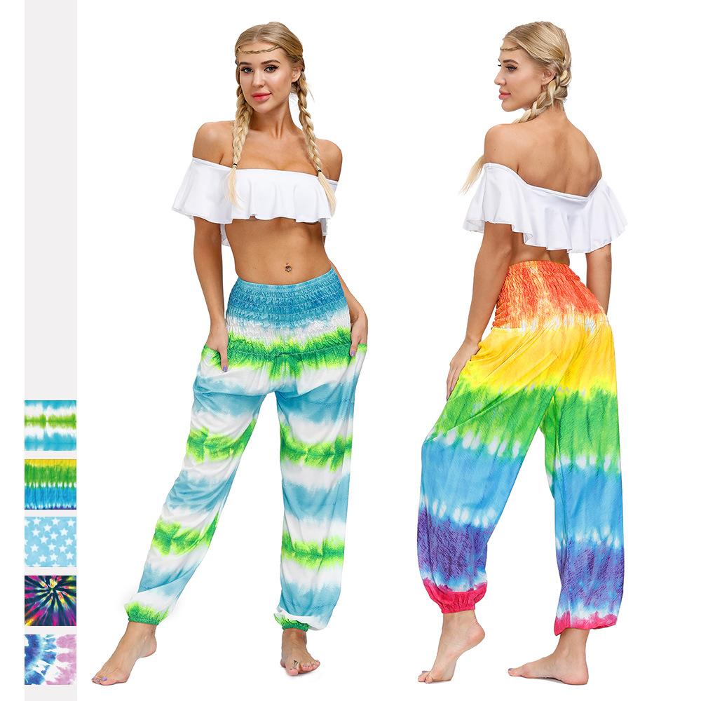 Summer Bohemian Sports Fitness Yoga Pants-1