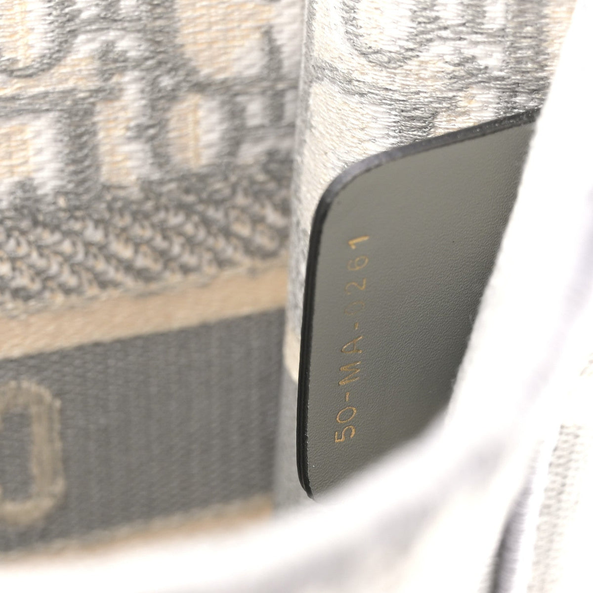 Oblique Mini Book Tote Grey Multicolor