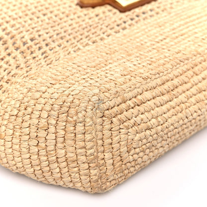 Raffia Icare Shopping Tote Natural