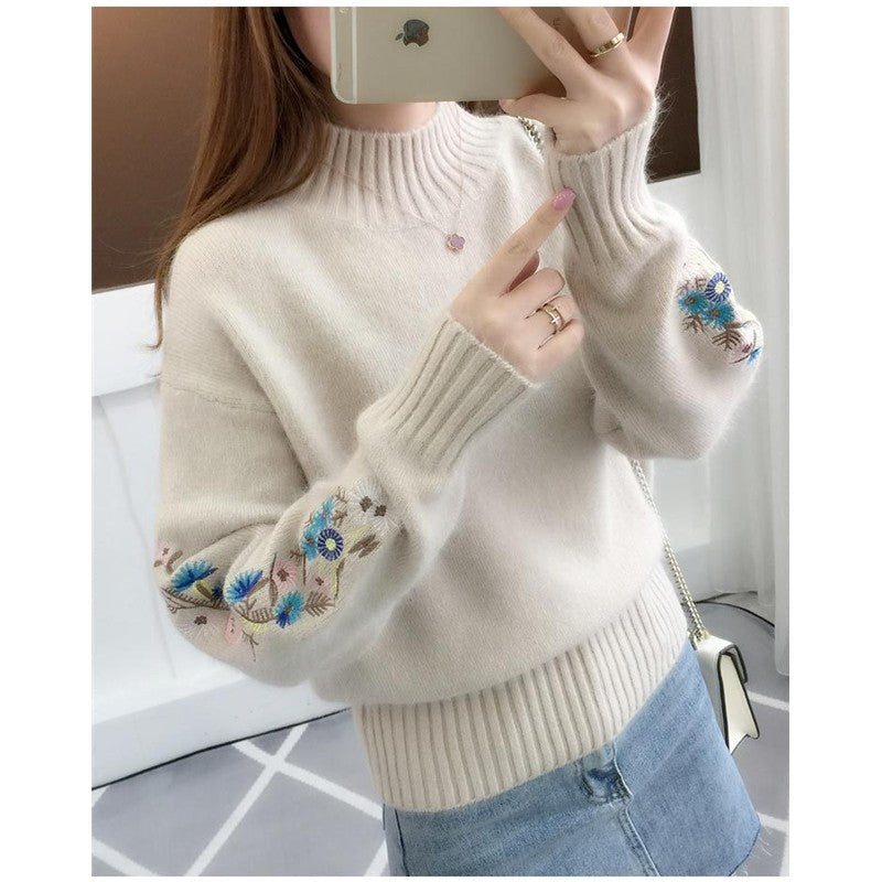 Women's Loose Batwing Sleeve Knit Sweater