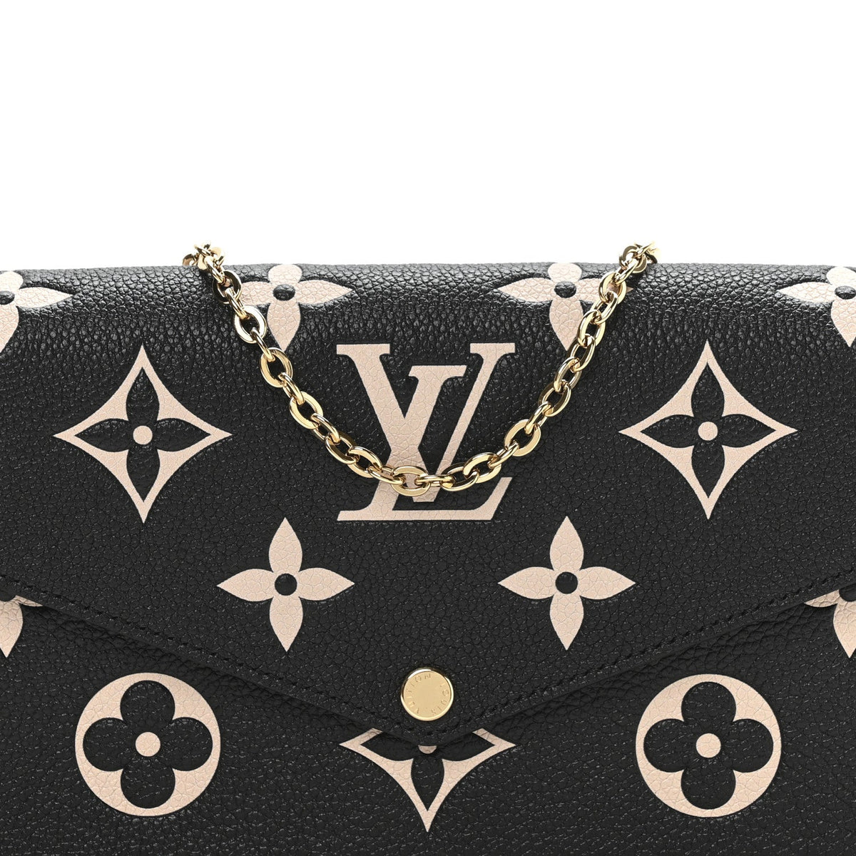 Empreinte Monogram Giant Felicie Pochette Black Beige