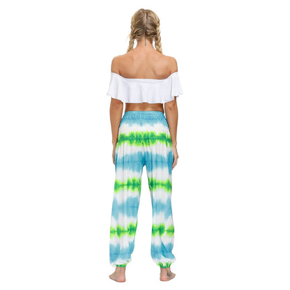 Summer Bohemian Sports Fitness Yoga Pants-1