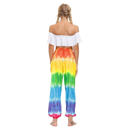 Summer Bohemian Sports Fitness Yoga Pants-1