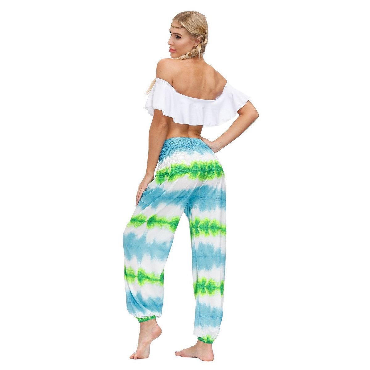 Summer Bohemian Sports Fitness Yoga Pants-1