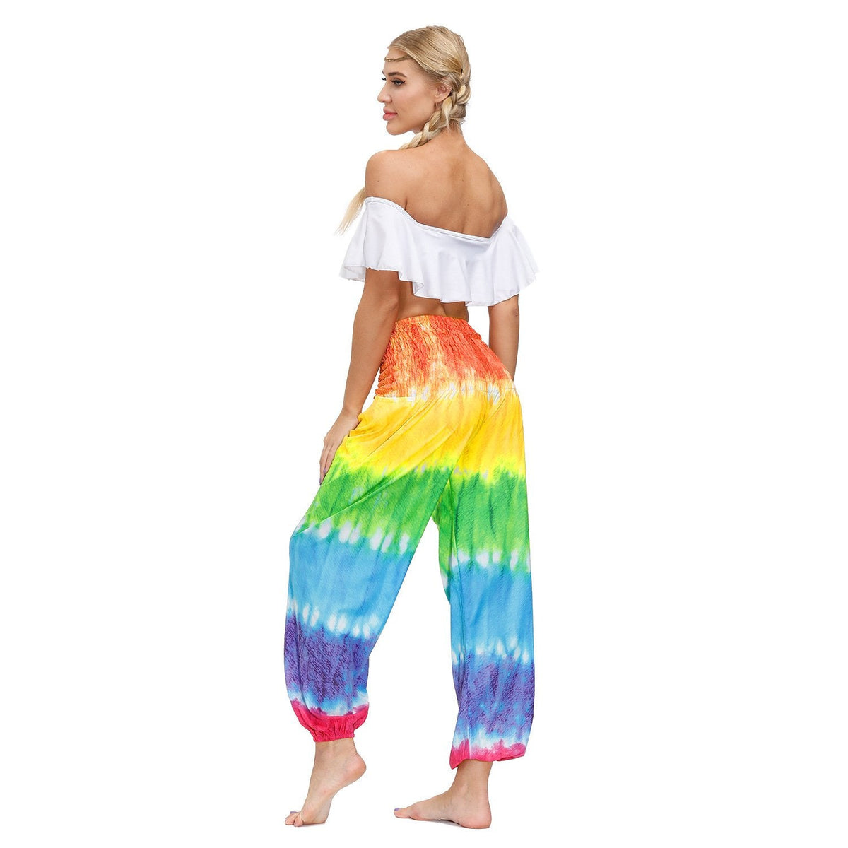 Summer Bohemian Sports Fitness Yoga Pants-1