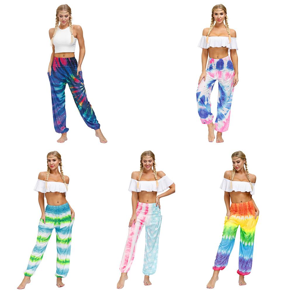Summer Bohemian Sports Fitness Yoga Pants-1