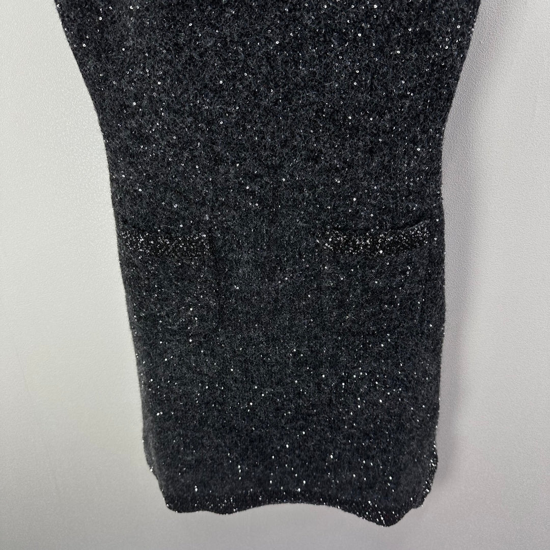 CC 26C Vest Dress Dark Grey Sequin Tweed 349039