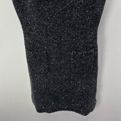 CC 26C Vest Dress Dark Grey Sequin Tweed 349039