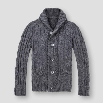 Saint Morris Owen Wool Cardigan