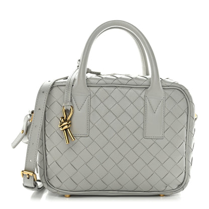 Lambskin Intrecciato Small Getaway Agate Grey