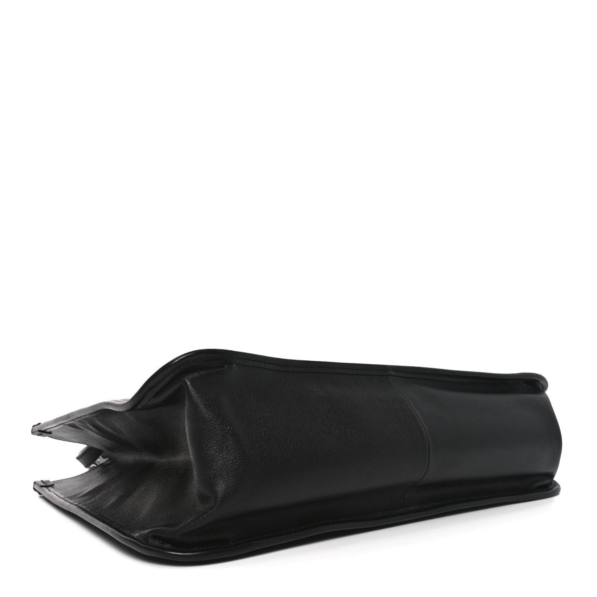 New Sakai Calfskin Lux Horsebit 1955 Tote Bag Black