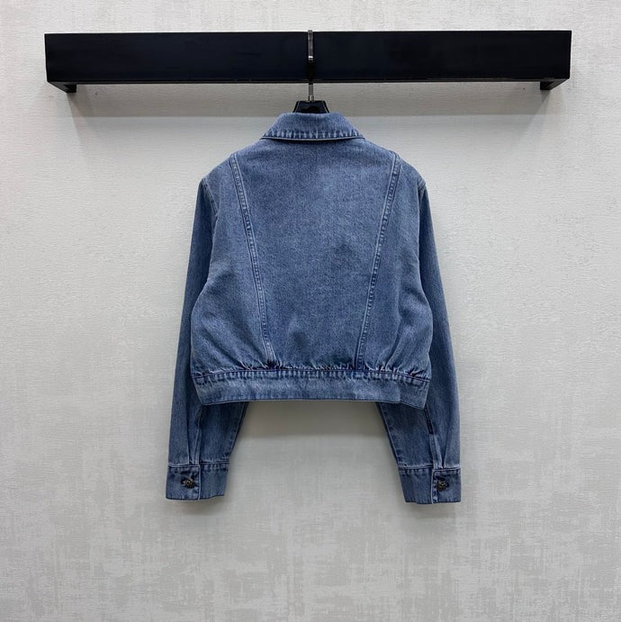 Chanel 2026 Denim Jacket Blue Cotton 356141
