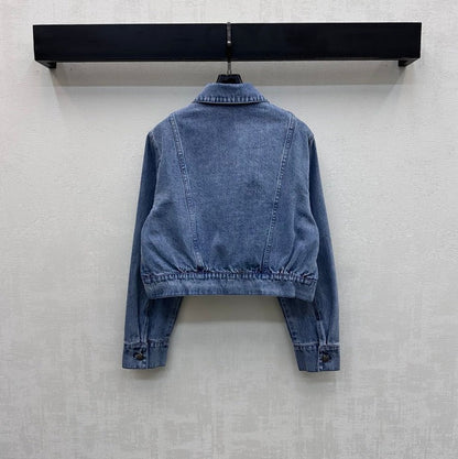 Chanel 2026 Denim Jacket Blue Cotton 356141