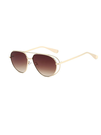 Ada Metal Aviator Sunglasses