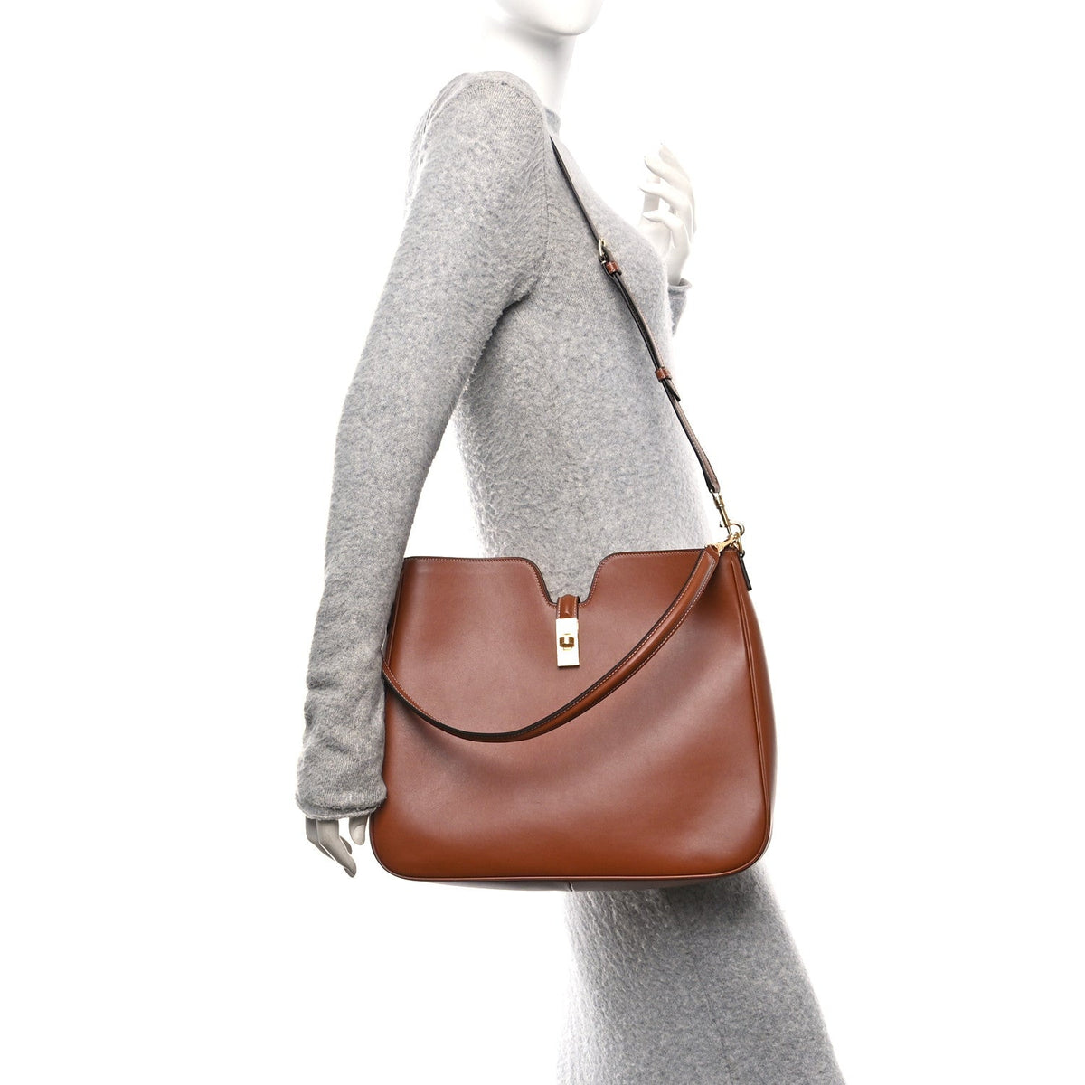 Smooth Calfskin Medium Camille 16 Soft Bag Tan