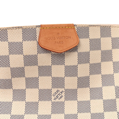 Damier Azur Graceful MM Rose Ballerine