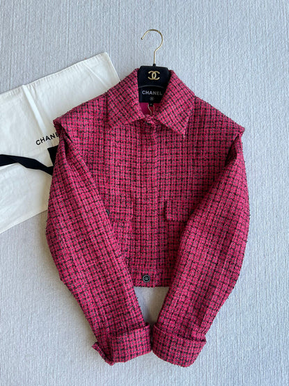 CC 25 Double Pocket Jacket Pink Cotton Polyamide 219067