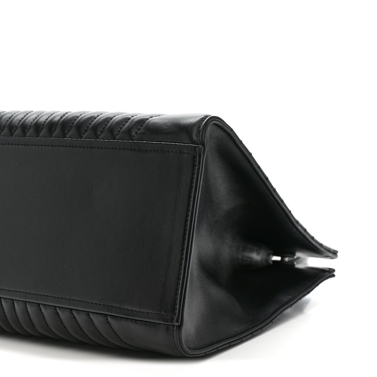 Soft Calfskin Impunture Diagramme Tote Black