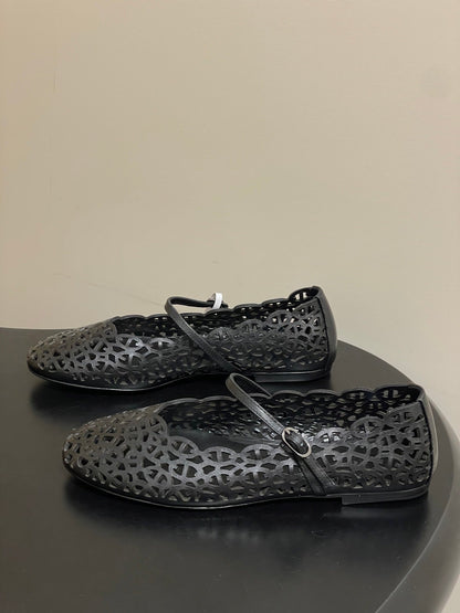 HM 26S Meli Ballet Flats Black in Cowhide 593801