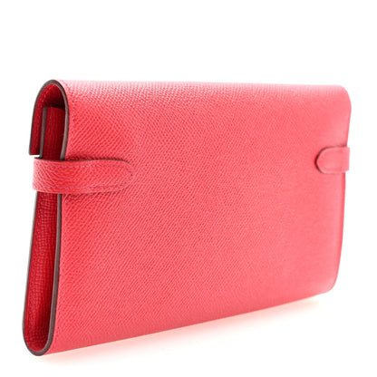 Epsom Kelly Longue Wallet Rose Jaipur