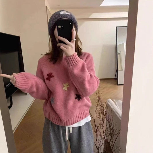 Hand Crochet Pullover Sweater