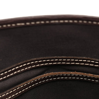 Mini Lin Monogram Bucket Bag Ebene