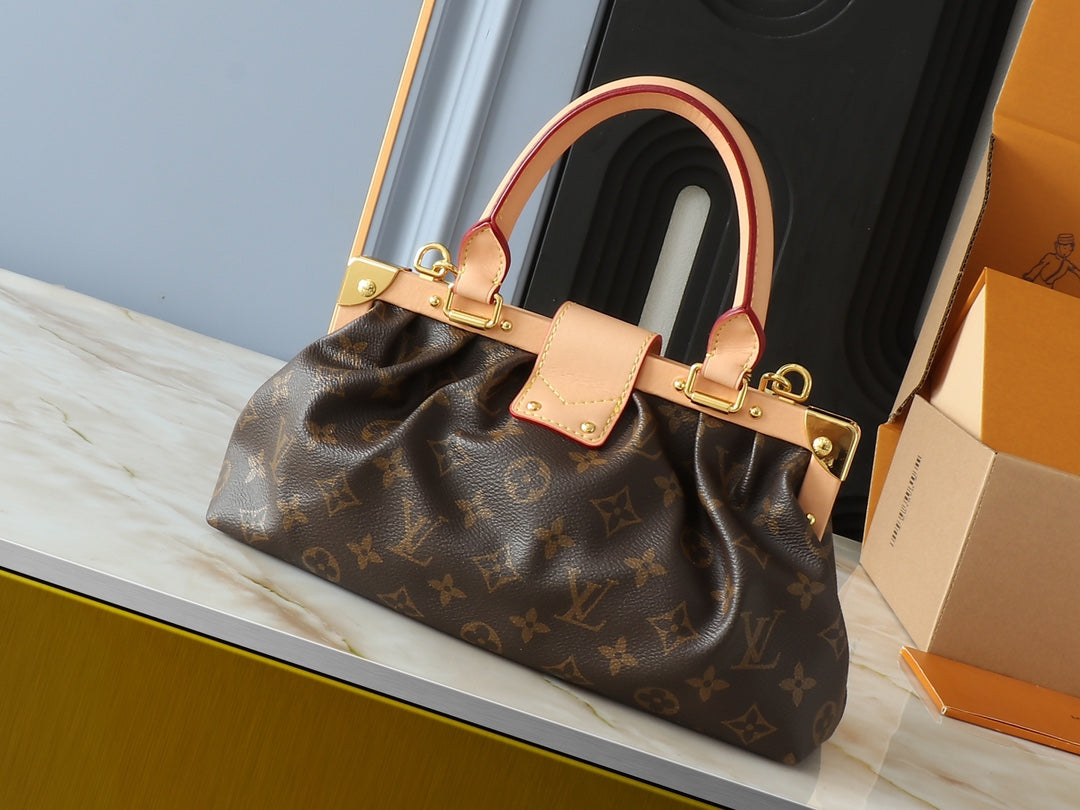 LV Monogram Clutch Bag invoice pouch 28 x 14 x 10cm