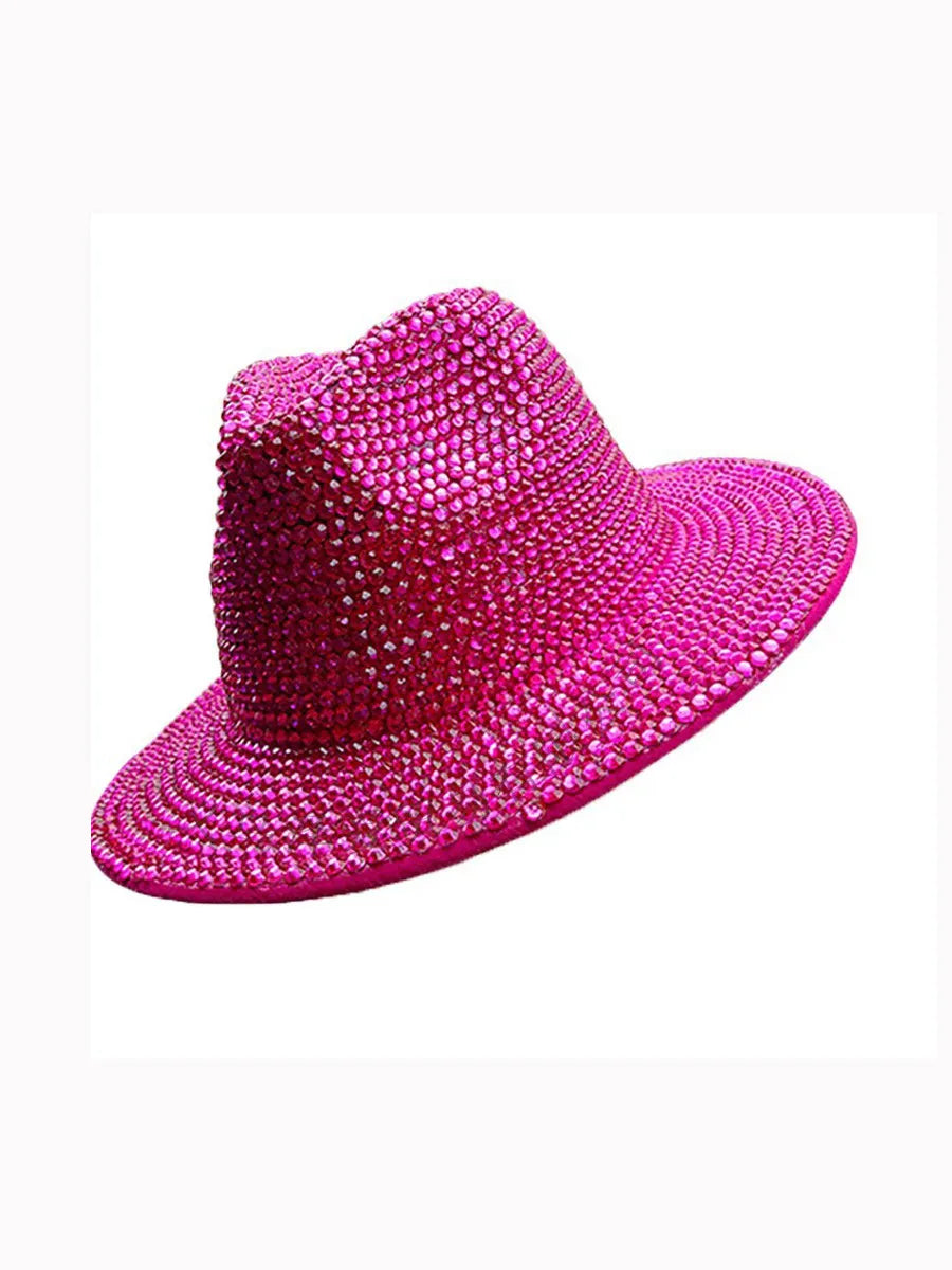 Jocelyn Sparkling Rhinestone Bucket Hat