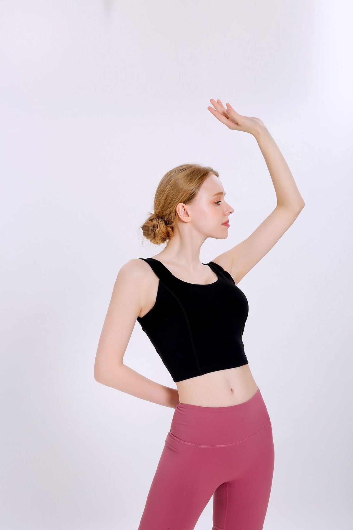 Solid Color Yoga Sports Vest Female Beauty Back Wrapped Chest Shock-Proof Quick Dry Sling Pula Raised Bulletbar