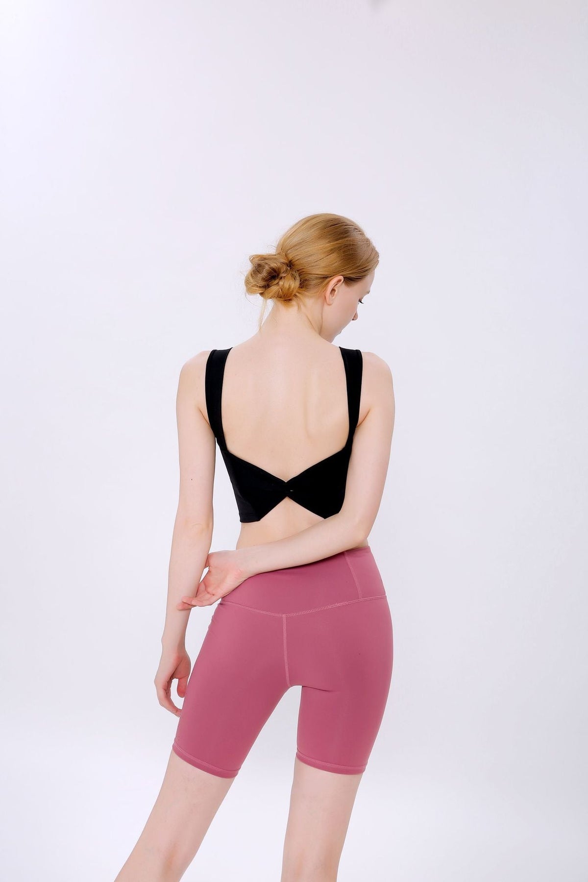 Solid Color Yoga Sports Vest Female Beauty Back Wrapped Chest Shock-Proof Quick Dry Sling Pula Raised Bulletbar