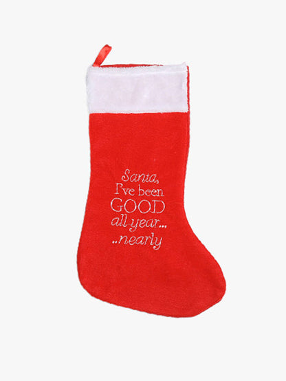 Xmas Gift Socks Candy Bag New Year Christmas Tree Decoration