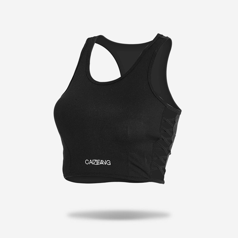 Yoga Vest Women With Breast Pad Short Beauty Back Fitness Underwear Running Sports Bra