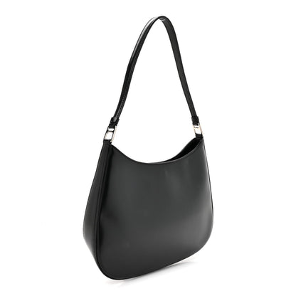 Spazzolato Cleo Shoulder Bag Black