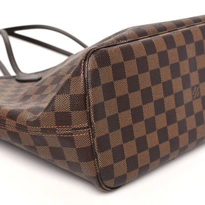 Damier Ebene Neo Neverfull MM Rose Ballerine