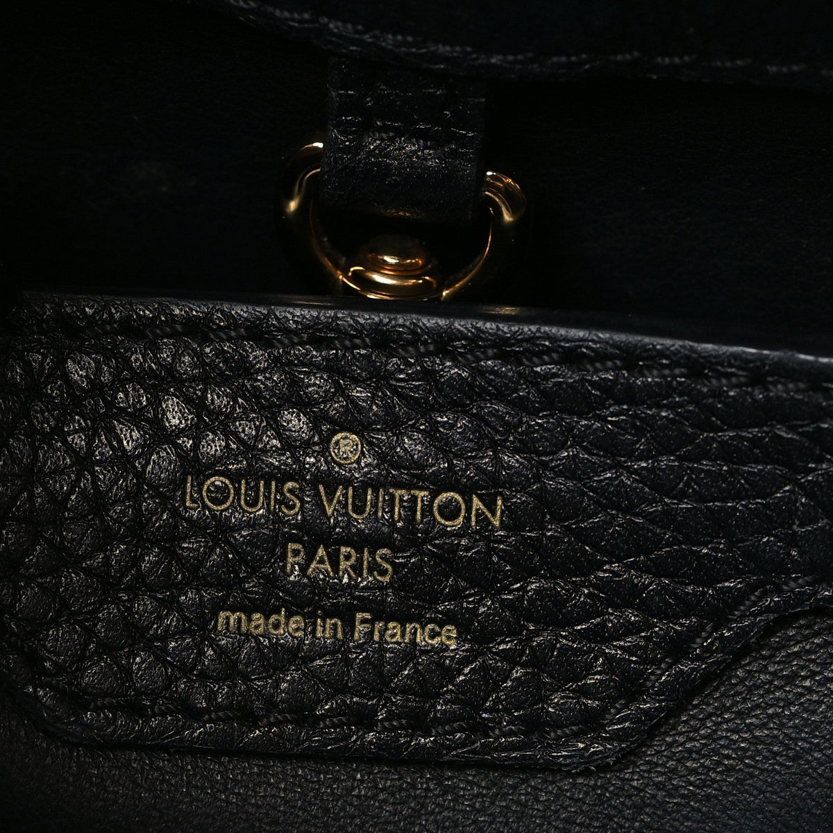 Taurillon Capucines BB Black Grey Blue
