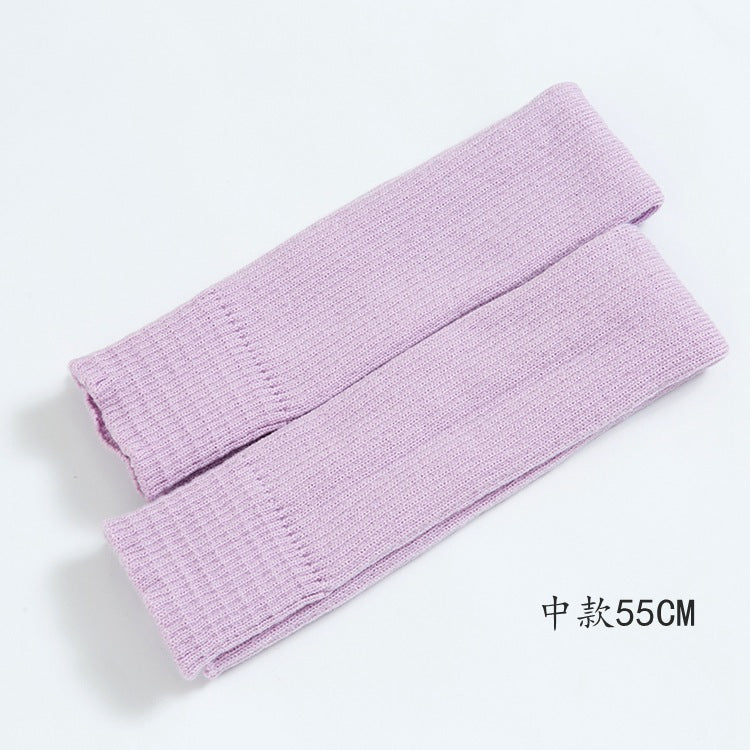 Dance Leggings Hosiery Adult Women'S Needle Weaving Knee-Protecting Bar Dancing Yoga Opening Hole Step Foot
