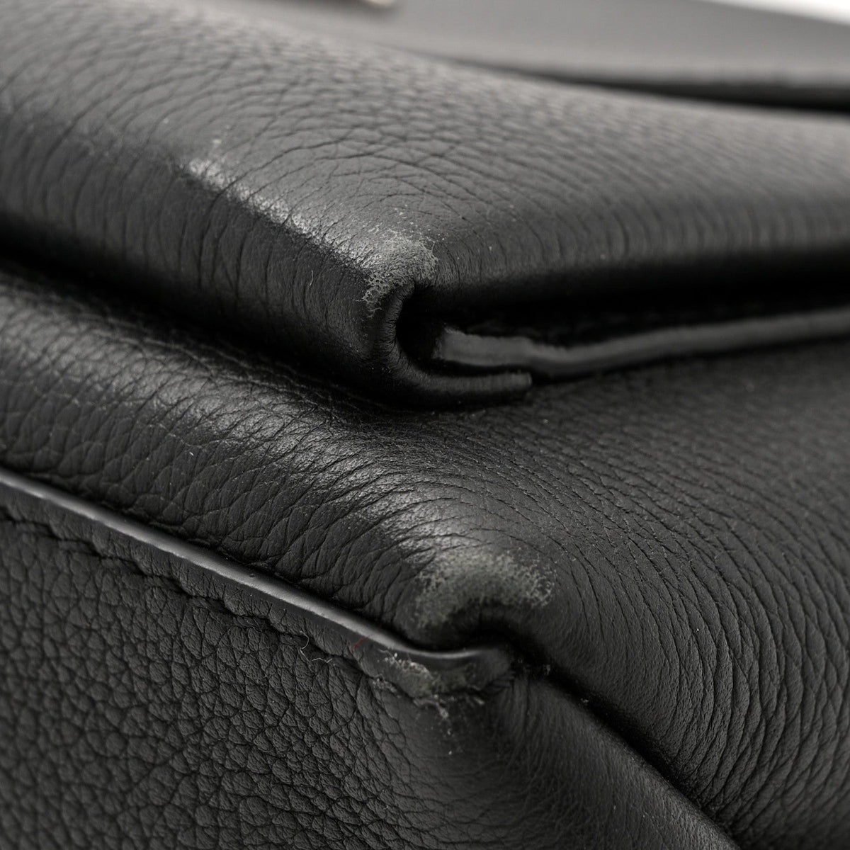 Soft Calfskin My Lockme Top Handle Black