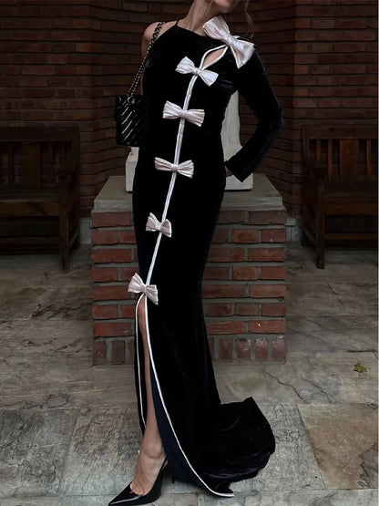 Alexa Maxi Dress In Black