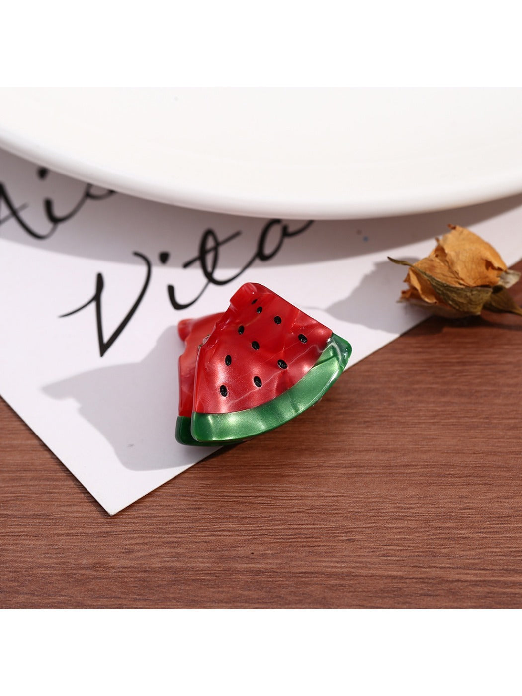 Clio - Fruit-Shaped Acetate Hair Clips