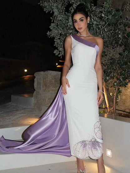 Ailani Luxurious Beaded Butterfly Maxi Dress