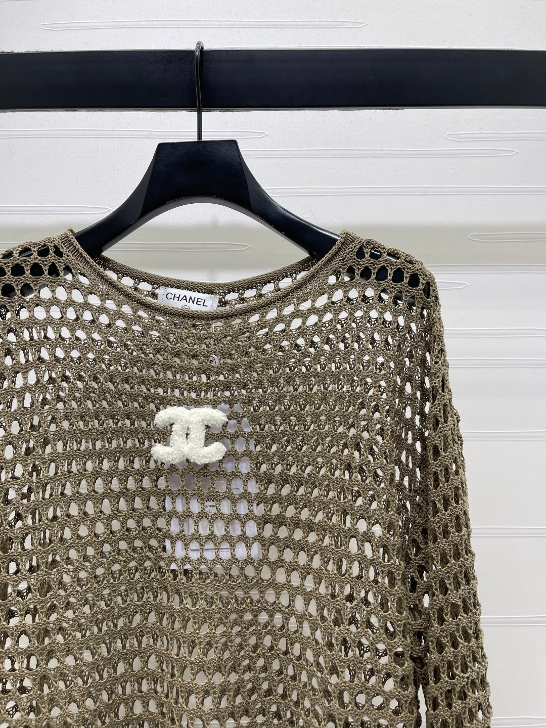 CC Ayered Long-Sleeved Top Grey Knit 343582