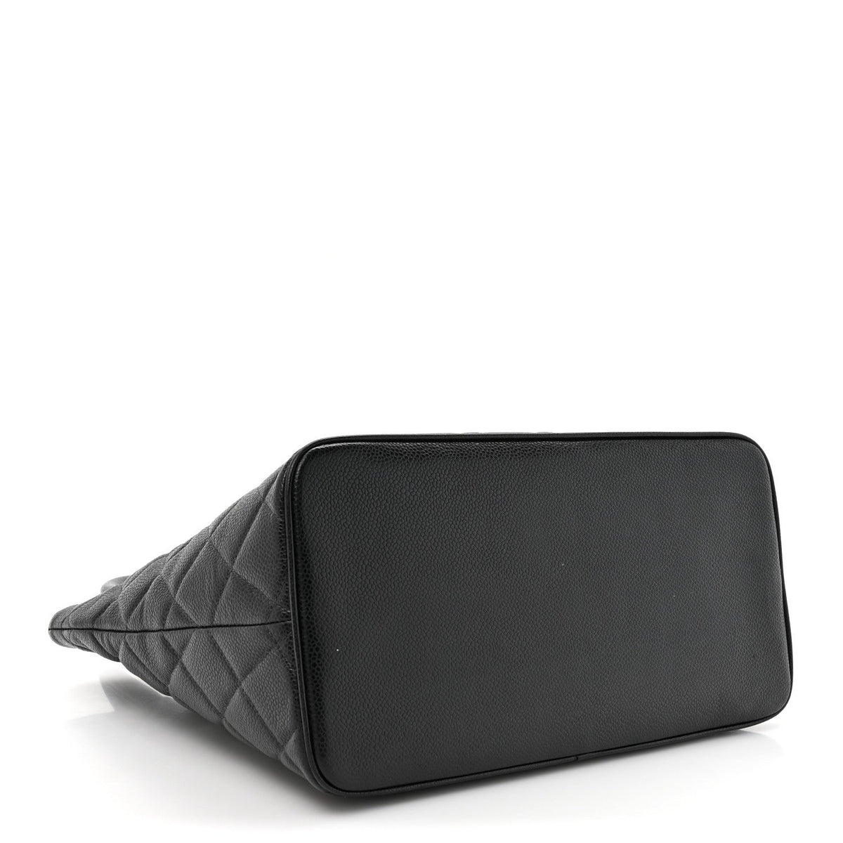 Caviar Quilted Medallion Tote Black