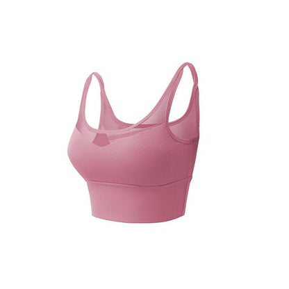 Summer New European And American Sports Underwear Yoga Back Cross Shockproof Gathered Shaping Sports Fitness Bra
